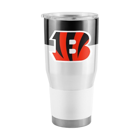 Logo Brands Cincinnati Bengals 30oz Colorblock Stainless Tumbler 607-S30T-11